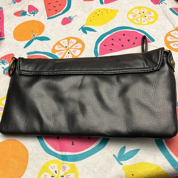 Hollywood intuition by Jayne Hersh clutch, black faux leather - Picture 7 of 9